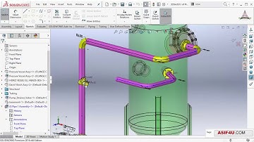 SolidWorks 2016 Pipe and Tube Routing Essential Training - learn SOLIDWORKS