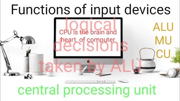 #functionsOf #input #output #peripherals  Function of peripherals