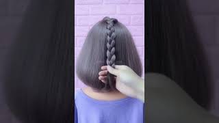 easy and simple hairstyle tutorial for short hair .