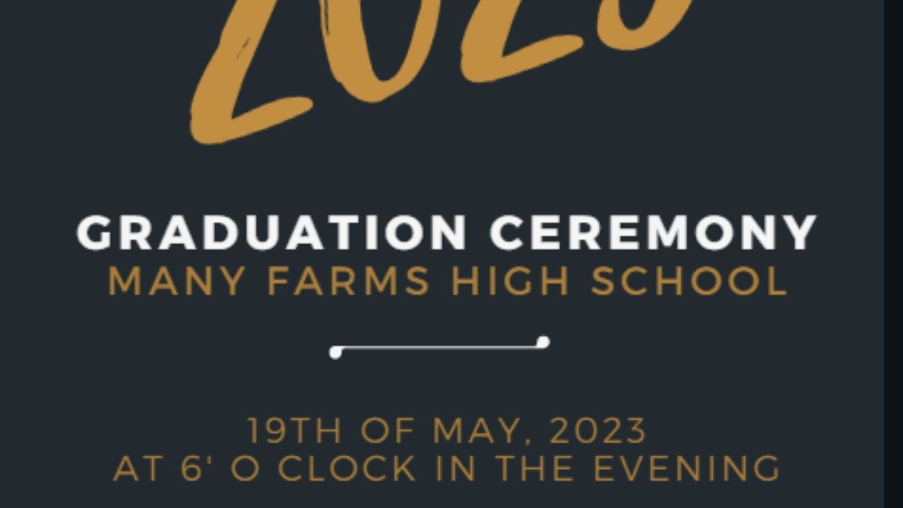 Many Farms High School Graduation 2023 YouTube