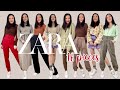 ZARA SALE TRY ON HAUL 2021 | 18 pieces in 8 min, 2021 trends on a budget, loungewear, cozy vibes
