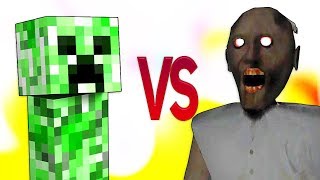 ГРЕННИ VS МАЙНКРАФТ | СУПЕР РЭП БИТВА | Granny Horror ПРОТИВ Minecraft