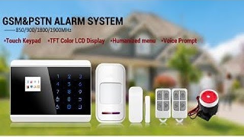 Setup video for kerui company alarm GSM and pstn based（telephone line）8218G español alarm system