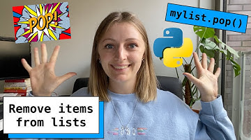 How to remove an item from a list in Python (Part 2/2) using .pop() - Python Lists #6