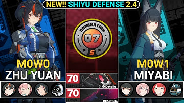 M0W0 Zhu Yuan & M0W1 Miyabi Showcase | NEW!! Shiyu Defense Zenless Zone Zero 2.4