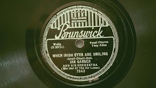 #WHEN   IRISH  EYES  ARE  SMILING.-- Graff-- Olcott -- Ball-- JAN  GARBER. AND   HIS ORCHESTRA.