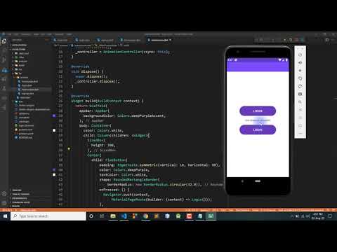 Simple login form design with Firebase authentication in Flutter