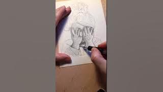 #illustration Graphite and watercolor || Mariella Medinasi