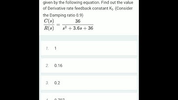 Important Control systems MCQ 18 l TANCET l GATE l TNEB AE l TRB polytechnic l BARC l ISRO