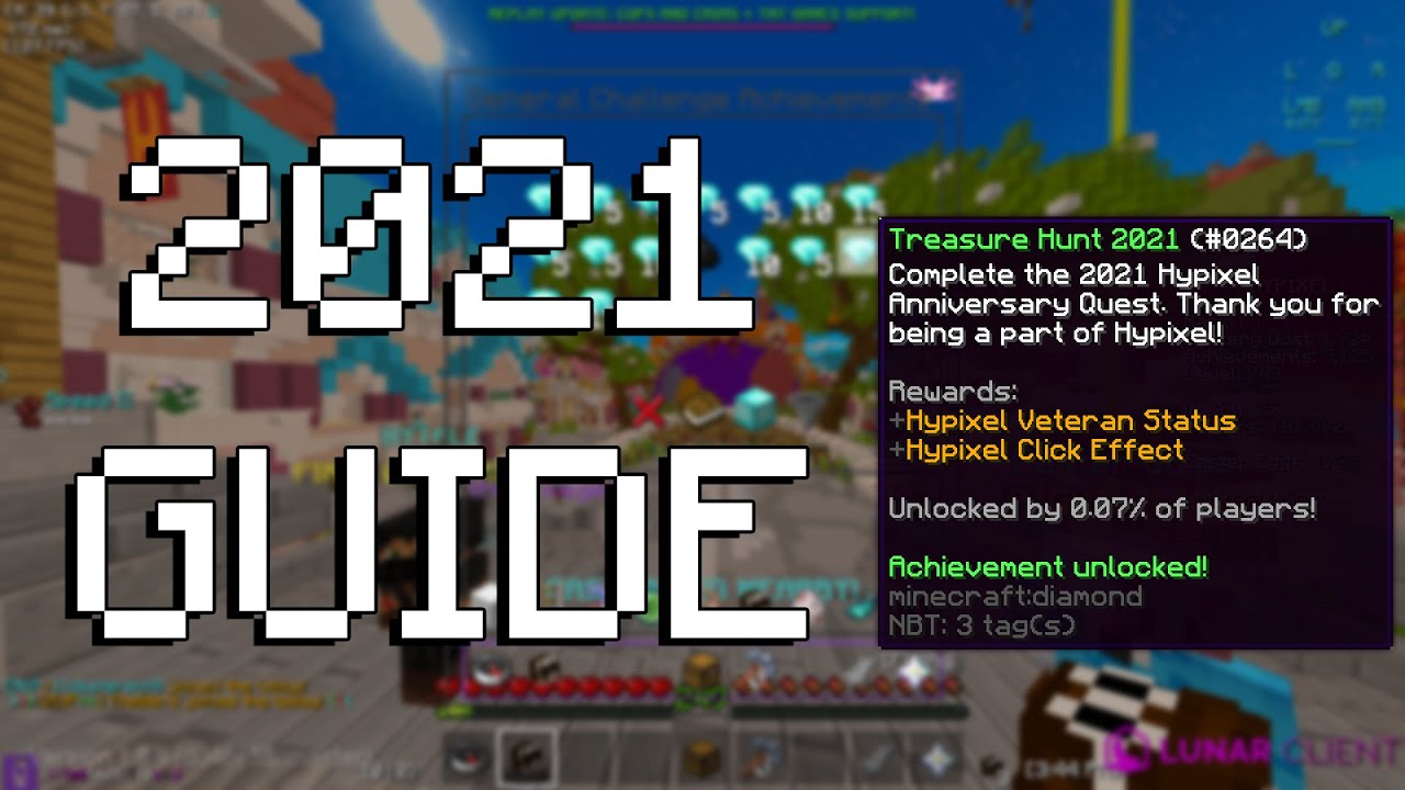 Hypixel Anniversary Scavenger Hunt GUIDE 2021 - YouTube