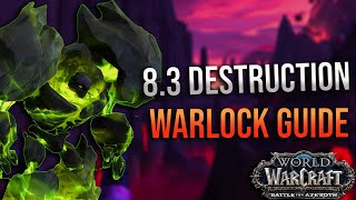 Here is my 8.3 destruction warlock dps guide! looking to be one of, if
not the best ranged heading into ny'alotha week and destruction's t...