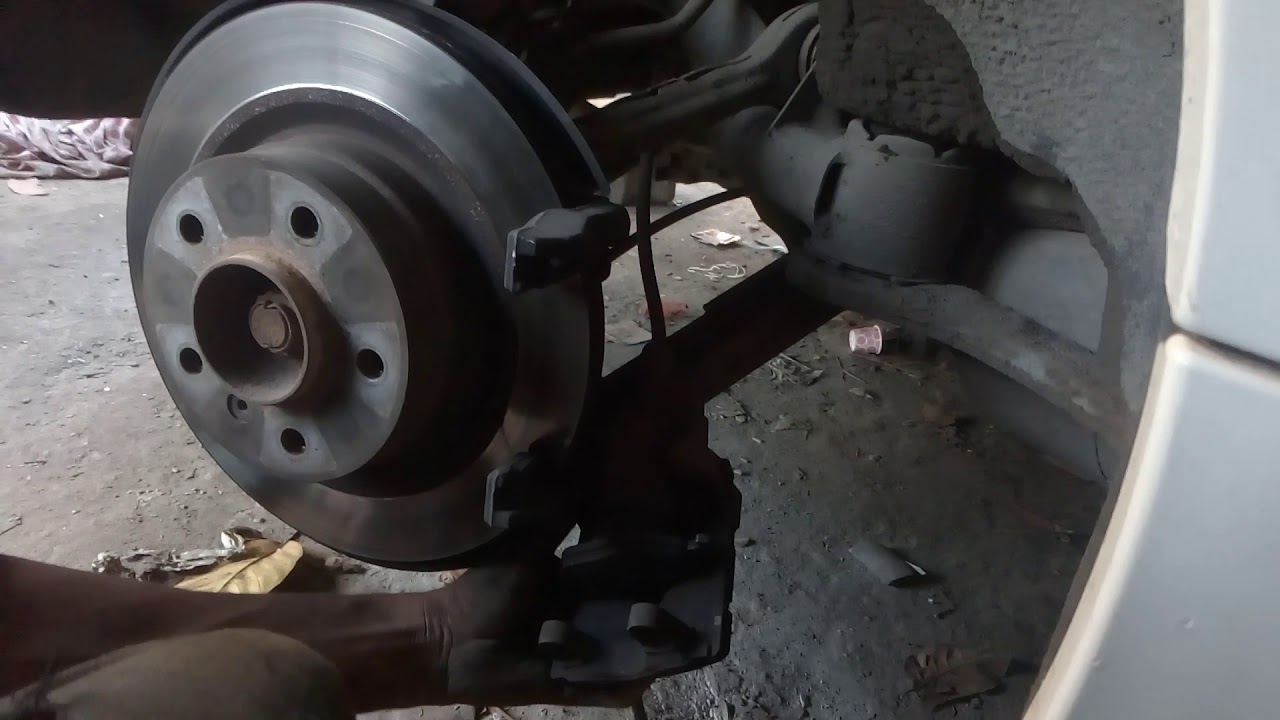 how to open rear disc caliper or brake pads on bmw YouTube