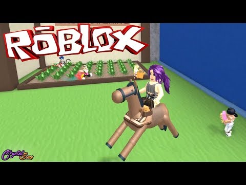 Consigo Mi Propio Caballo Farming Simulator Roblox Crystalsims - soy mama meep city roblox crystalsims youtube