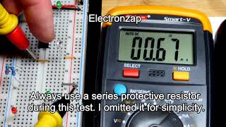 Quick photodiode component makes a light dependent current source circuit demo by electronzap