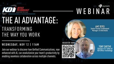 [Webinar] The AI Advantage: Transform the Way You Work