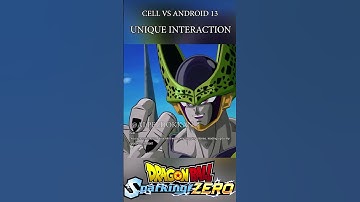 Cell DISSES Android 13 IN SPARKING ZERO?! #dragonball #dbz #goku #sparkingzero #shorts #anime