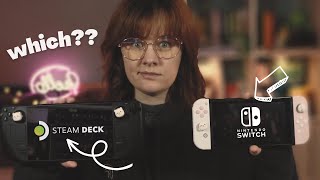 Steam Deck vs. Nintendo Switch | A Cozy Gamer Review