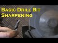 Basic drill bit sharpening