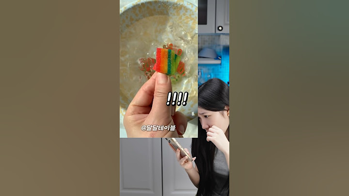 얼음 탕후루 젤리도 된다고??😱