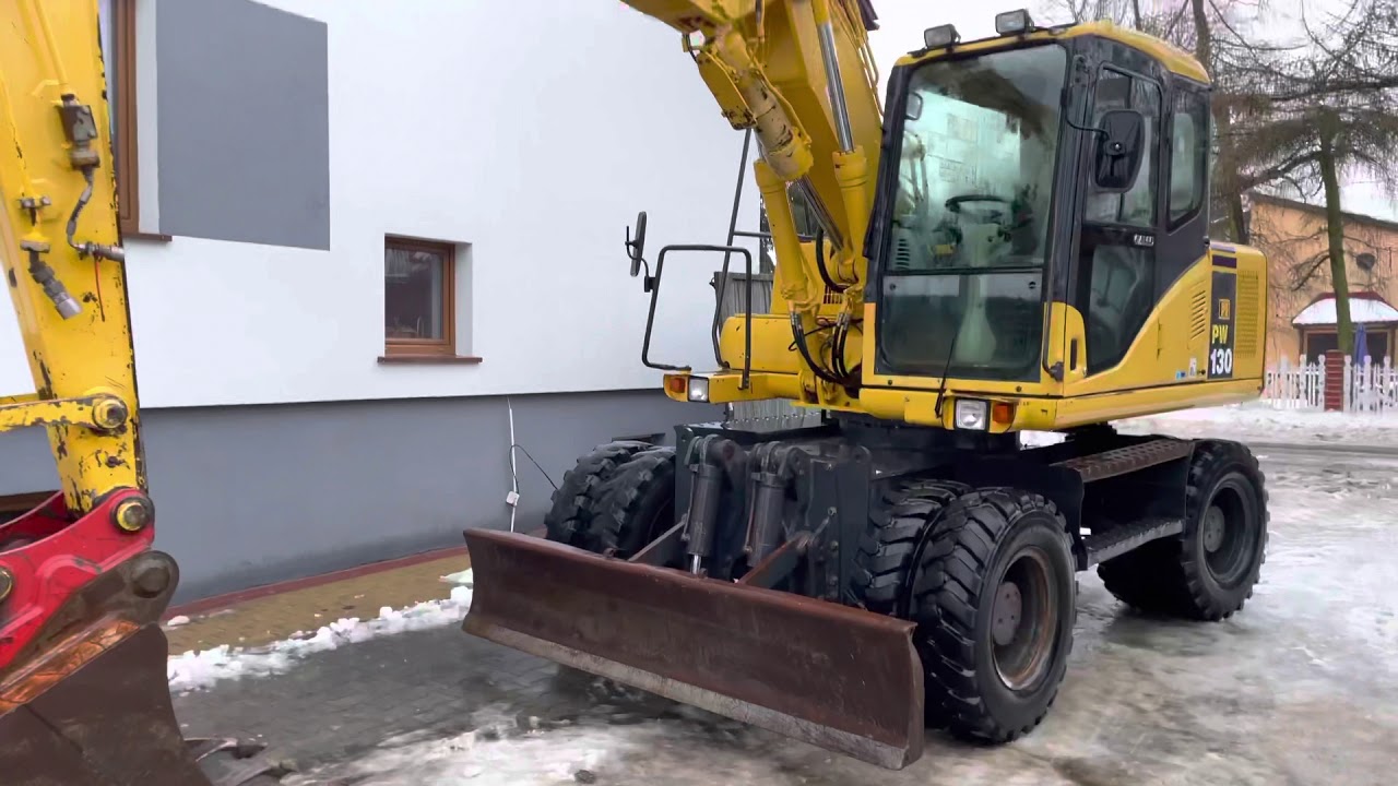 Koparka kołowa KOMATSU PW130-7K, 2006r, prezentacja, review, ma sprzedaż/for sale *PESTROL*