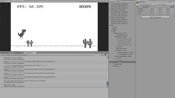 T-Rex Game Chrome - Unity 5.0 - GamePlay Testing