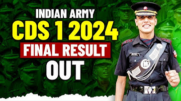 UPSC CDS 1 2024 Final Result Out | Final Selections in IMA, AFA, INA ✅ CDS 1 2024 Final Merit List 📜