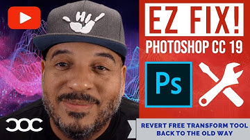 Hate The New Free Transform Tool in Photoshop CC 2019? FIX IT Easily! 🔴