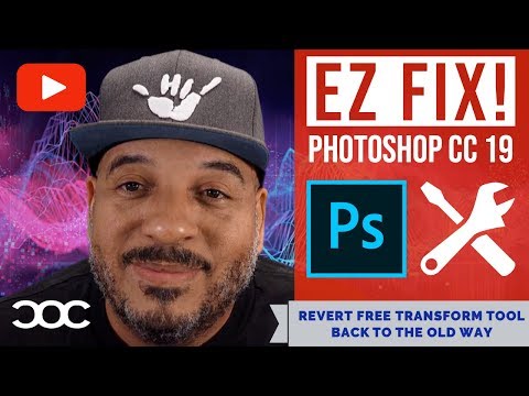 Hate The New Free Transform Tool in Photoshop CC ? FIX IT Easily! 🔴