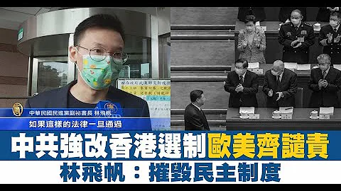 中共強改香港選制歐美齊譴責 林飛帆：摧毀民主制度 - 天天要聞