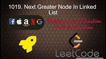 1019. Next Greater Node In Linked List | Medium Level Interview Question Full Explanation in Python