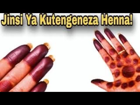 Video: Jinsi Ya Kutengeneza Nini