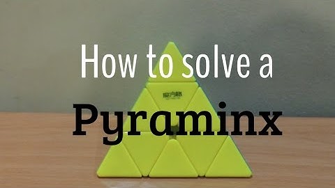 How to Solve a Pyraminx | Beginner LBL