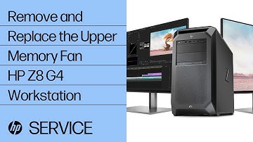 How to Remove and Replace the Upper Memory Fan | HP Z8 G4 Workstation