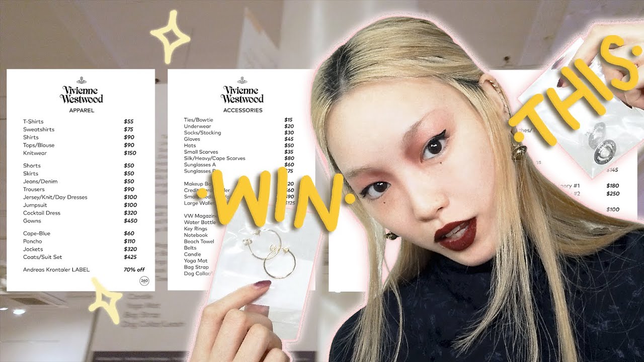 [GIVEAWAY CLOSED] ✩ vlog? haul? i went to a vivienne westwood sample sale ✩