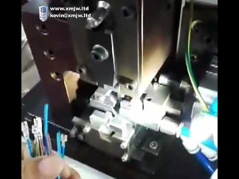 Semi-Automatic Straight Mold Stripping Terminal Machine for Multi-Core Wire Stripping and Crimping