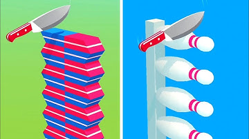 Slice it All Gameplay! Satisfying and Relaxing ASMR Slicing Video