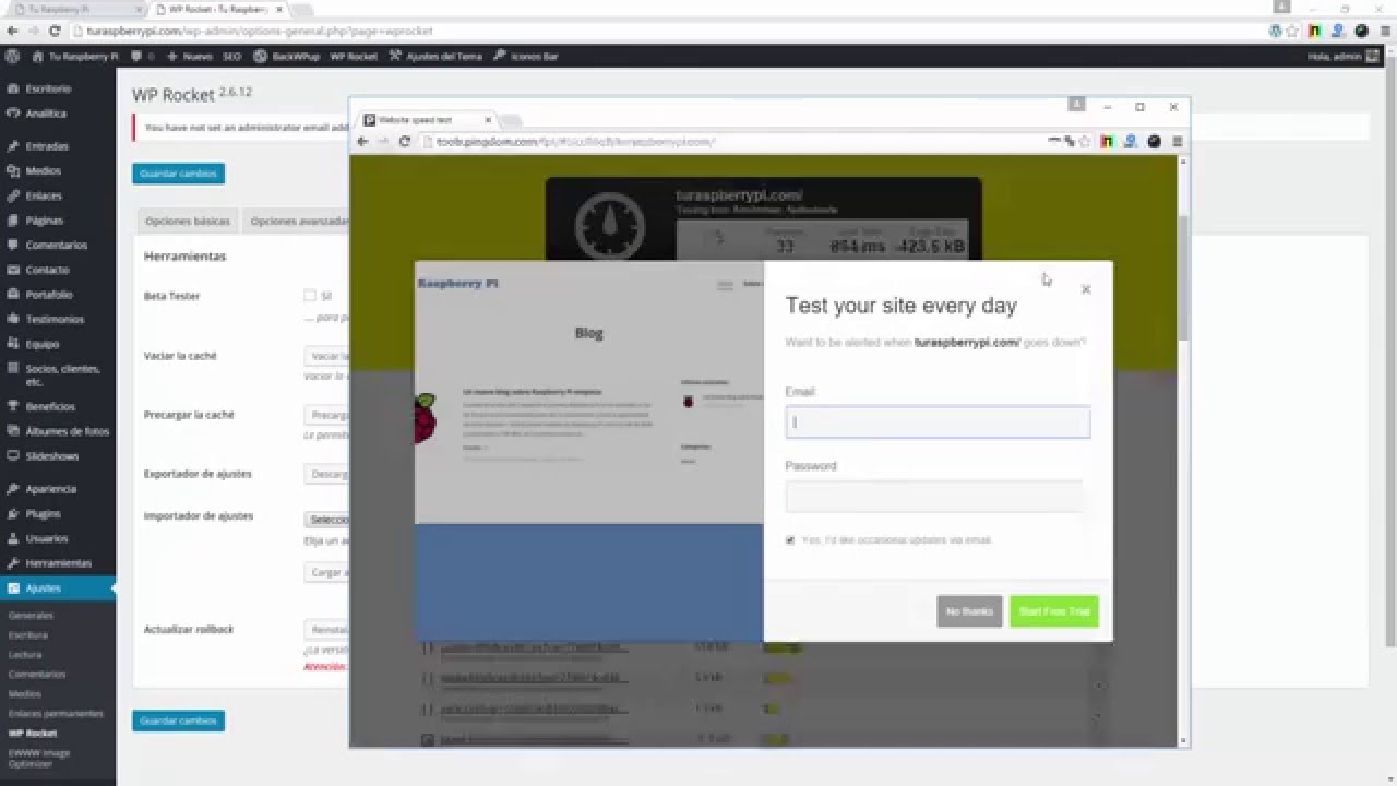 Cómo configurar el plugin WP Rocket en WordPress - YouTube