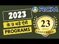 आर.सी.एम 2023 के 9 बड़े ऐसे प्रोग्राम। | 9 Big such programs of RCM 2023 | Rcm 23 Anniversary program