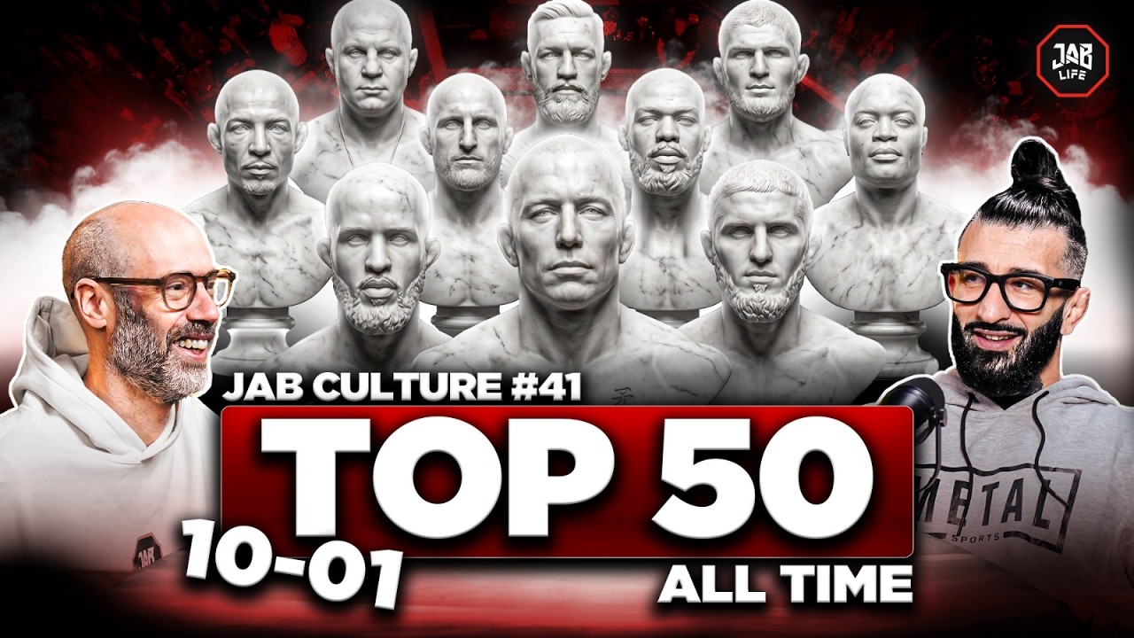 Qui est le GOAT ? Le Top 50 MMA, partie 5 (10-1)