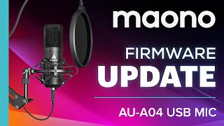 Does Your Maono AU-A04 Sound Bad? Try This Firmware Fix!