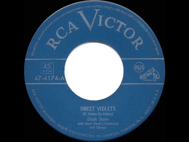 Watch 1951 HITS ARCHIVE: Sweet Violets - Dinah Shore on YouTube Watch 1951 HITS ARCHIVE: Sweet Violets - Dinah Shore on YouTube