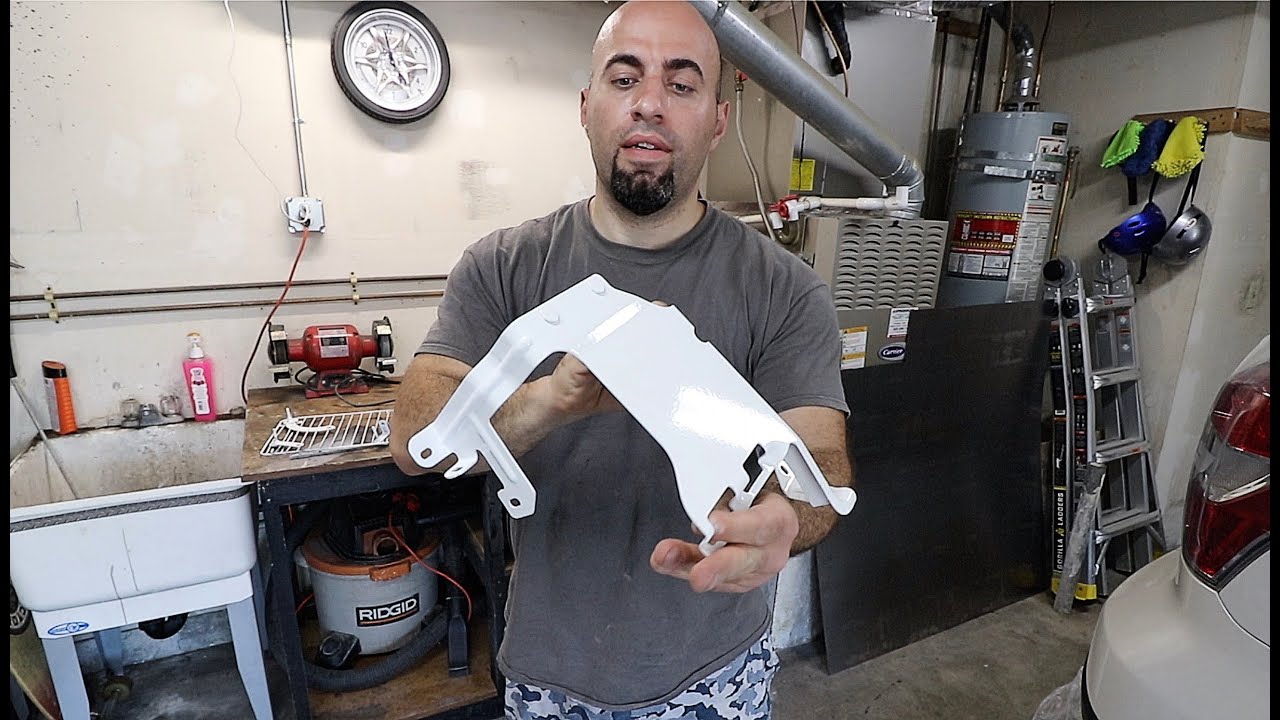 Fast and easy way of powder coating car parts from home YouTube