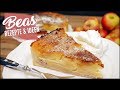 Apfelkuchen mit karamellisiertem Sahneguss backen | Rezept