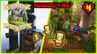 Raid Farm Nether Entrance Building With Madz Hardcore Episode 04