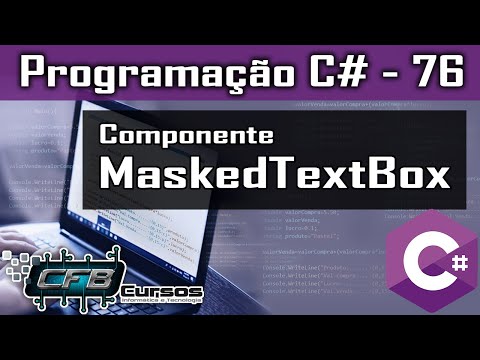 MaskedTextBox / Máscara - Curso Programação Completo C# Visual Studio - Aula 76