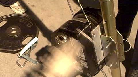 tripod and winch set up