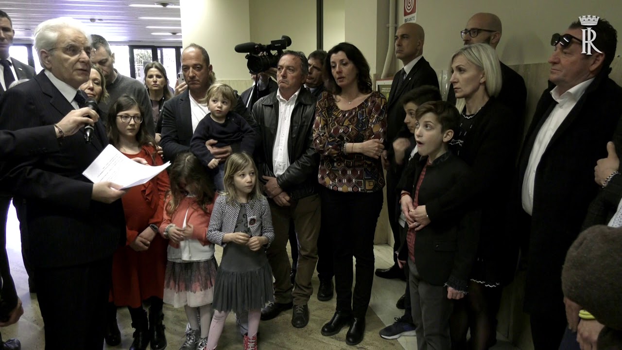 Ancona - Mattarella incontra i familiari delle vittime di Corinaldo