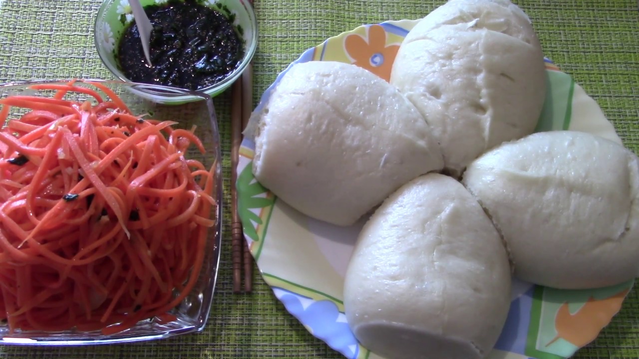 Пигоди по Корейские, Пянсе. Пирожки на Пару! Пошаговый рецепт!Steamed ...