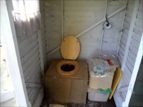 outdoor toilet in the orchard + toilet twinning - youtube