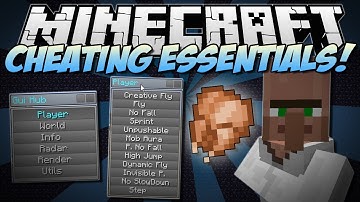 Minecraft | CHEATING ESSENTIALS! (Chest Finder, Flying & More!) | Mod Showcase [1.6.4]